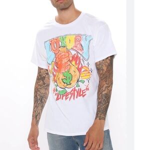 Fashion Nova Luxury Lifestyle graphic tee shirt